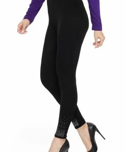 Jostar Women's Non Iron Slim Fit Pants Rhinestone-520AY-ARS1-R-R096 Non Iron ( Acetate )