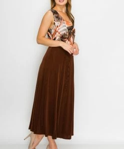 Jostar Skirts Stretchy Button Skirt-600BN-ARS1