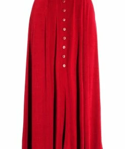 Jostar Skirts Stretchy Button Skirt-600BN-ARS1