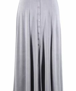 Jostar Skirts Stretchy Button Skirt-600BN-ARS1