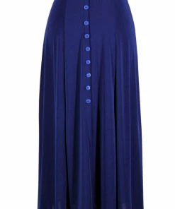 Jostar Skirts Stretchy Button Skirt-600BN-ARS1