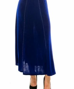 Jostar Non Iron ( Acetate ) Non Iron Flared Skirt With Plus Sizes, 602AY-X