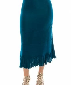 Jostar Women's Non Iron Tier Skirt-608AY-AXS1