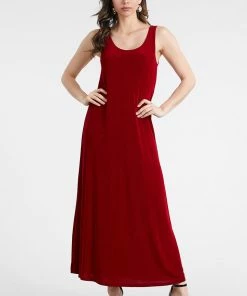 Jostar Non Iron ( Acetate ) Non Iron Long Tank Dress-700AY-TRS1