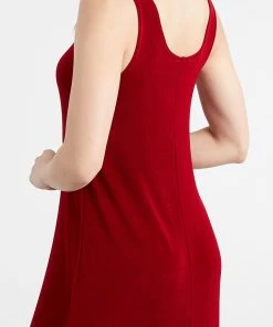 Jostar Non Iron ( Acetate ) Non Iron Long Tank Dress-700AY-TRS1