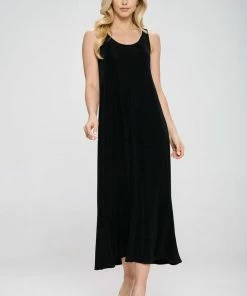 Jostar Non Iron ( Acetate ) Non Iron Long Tank Dress-700AY-TRS1