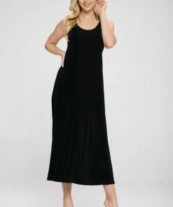 Jostar Non Iron ( Acetate ) Non Iron Long Tank Dress-700AY-TRS1