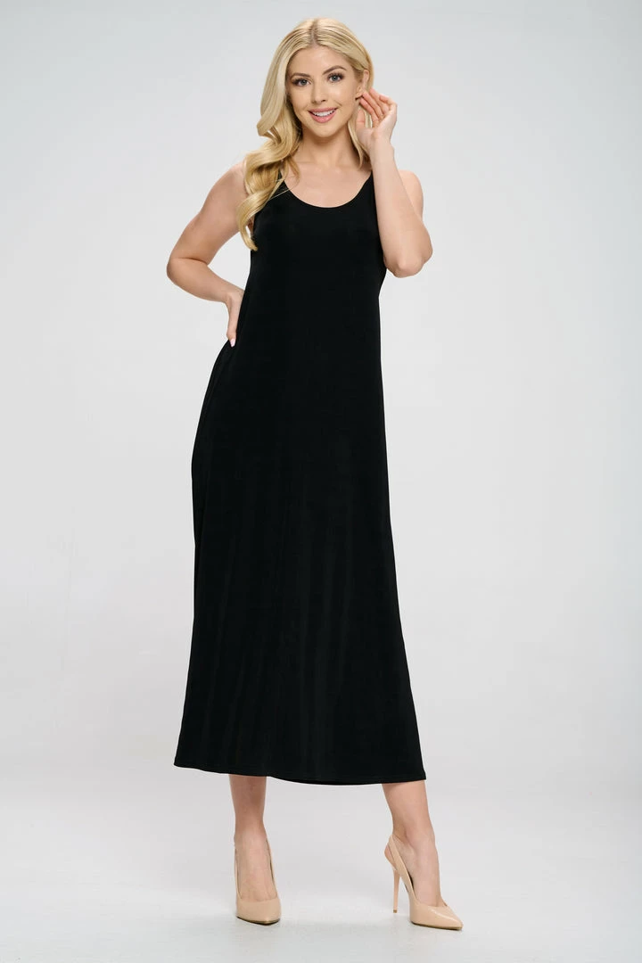 Jostar Non Iron ( Acetate ) Non Iron Long Tank Dress-700AY-TRS1