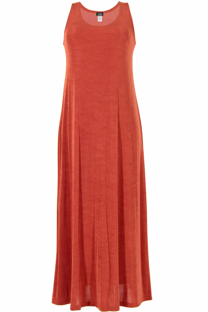 Jostar Non Iron ( Acetate ) Non Iron Long Tank Dress-700AY-TRS1