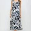 Jostar Online Stretchy Long Tank Dress Print, 700BN-TRP1-W293 Long Length