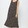Jostar Women's Stretchy Tank Long Dress Sleeveless Plus Print, 700BN-TXP-W295