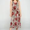 Jostar Dresses Stretchy Long Tank Dress Print -700BN-TRP1-W307