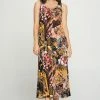 Jostar Online Stretchy Long Tank Dress Print -700BN-TRP1-W316