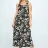Jostar Stretchy Long Tank Dress Print - 700BN-TRP1-W328