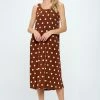 Jostar Polka Dot Print Long Tank Dress Print -700BN-TRP1-W360