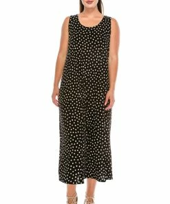 Jostar Stretchy Long Tank Dress Print-700BN-TRP1-W032