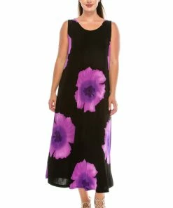 Jostar Stretchy Long Tank Dress Print-700BN-TRP1-W113