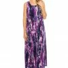 Jostar Stretchy Long Tank Dress Print-700BN-TRP1-W170