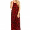 Jostar Long Length Stretchy Long Tank Dress Print-700BN-TRP1-W173