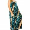 Jostar Long Length Stretchy Long Tank Dress Print-700BN-TRP1-W175