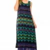 Jostar Women's Stretchy Tank Long Dress Sleeveless Plus Print, 700BN-TXP-W176