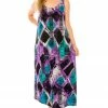 Jostar Stretchy Long Tank Dress Print-700BN-TRP1-W180