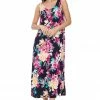 Jostar Stretchy Long Tank Dress Print-700BN-TRP1-W214 Dresses