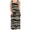 Jostar Dresses Stretchy Long Tank Dress Print-700BN-TRP1-W715