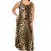 Jostar Stretchy Long Tank Dress Print-700BN-TRP1-W757