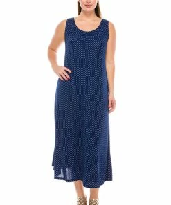 Jostar Long Length Stretchy Long Tank Dress Print-700BN-TRP1-W990