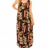Jostar Women's Stretchy Tank Long Dress Sleeveless Plus Print, 700BN-TXP-W186 Plus Size