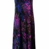 Plus Size Jostar Women's Stretchy Tank Long Dress Sleeveless Plus Print, 700BN-TXP-W207