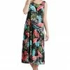 Jostar Stretchy Tank Long Dress Sleeveless Plus In Print-700BN-TXP-W212