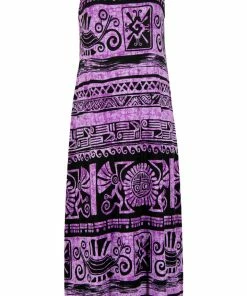 Jostar Women's Stretchy Tank Long Dress Sleeveless Plus Print, 700BN-TXP-W901
