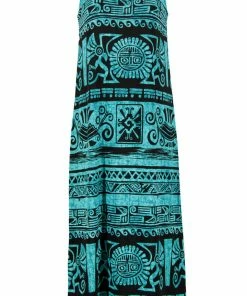 Jostar Women's Stretchy Tank Long Dress Sleeveless Plus Print, 700BN-TXP-W901
