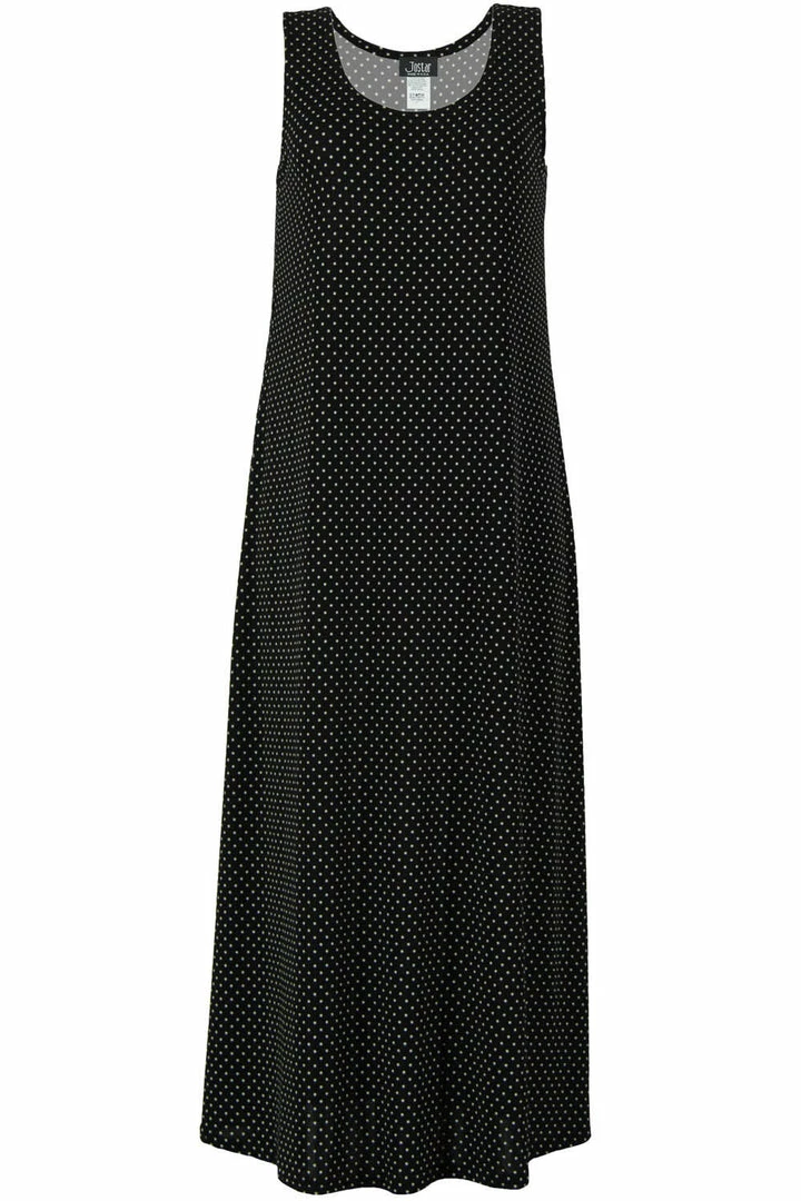 Jostar Women's Stretchy Tank Long Dress Sleeveless Plus Print, 700BN-TXP-W990