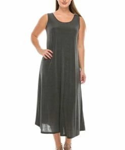 Jostar Stretch Tank Maxi Dress-700BN-TRS1 Dresses