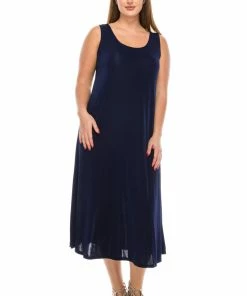 Jostar Stretch Tank Maxi Dress-700BN-TRS1 Dresses