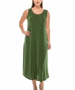 Jostar Stretch Tank Maxi Dress-700BN-TRS1 Dresses