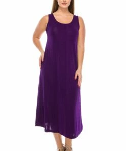 Jostar Stretch Tank Maxi Dress-700BN-TRS1 Dresses