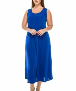 Jostar Stretch Tank Maxi Dress-700BN-TRS1 Dresses