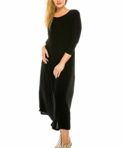 Plus Size Jostar Women's Stretchy Long Dress QS, 702BN-QX