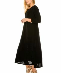 Plus Size Jostar Women's Stretchy Long Dress QS, 702BN-QX