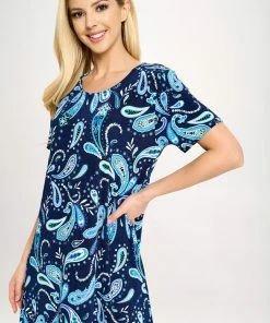 Jostar Stretchy Long Dress Short Sleeve Plus-702BN-SXP-W323 Plus Size