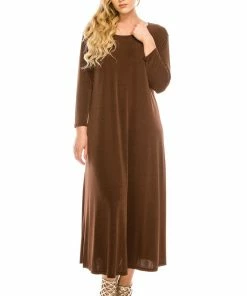 Jostar Women's Stretchy Long Dress QS-702BN-QRS1 Dresses