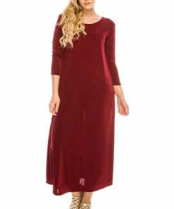 Jostar Women's Stretchy Long Dress QS-702BN-QRS1 Dresses