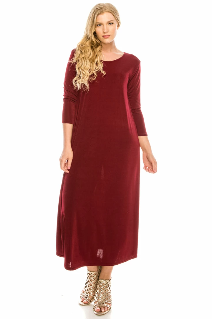 Jostar Women's Stretchy Long Dress QS-702BN-QRS1 Dresses