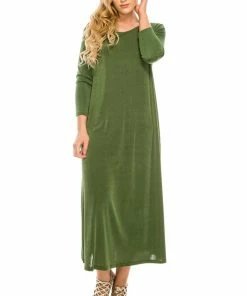 Jostar Women's Stretchy Long Dress QS-702BN-QRS1 Dresses