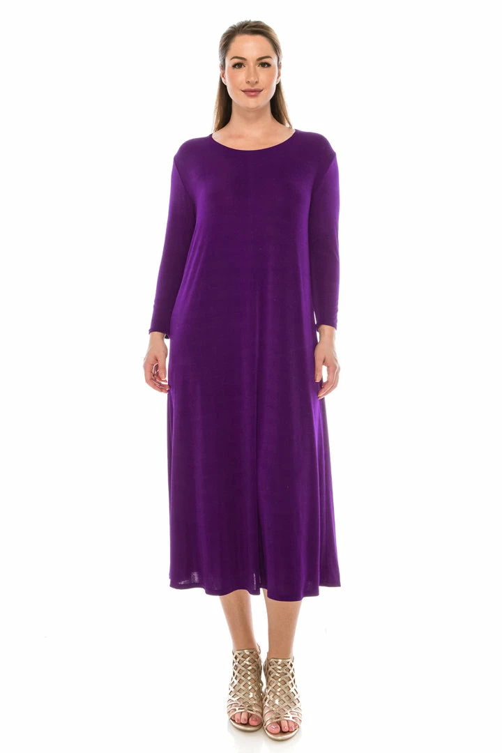 Jostar Women's Stretchy Long Dress QS-702BN-QRS1 Dresses