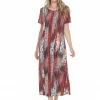 Jostar Stretchy Long Dress Short Sleeve Plus Plus, 702BN-SXP1-W249